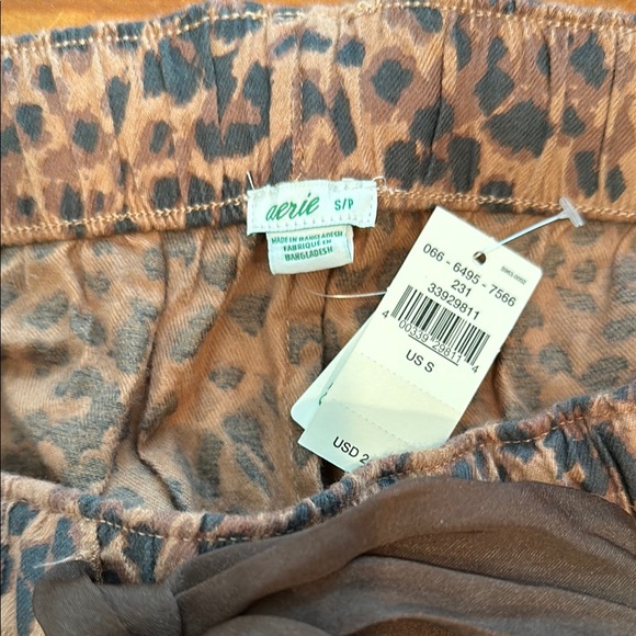 Aerie Leopard Print Pajama Shorts - Picture 3 of 3
